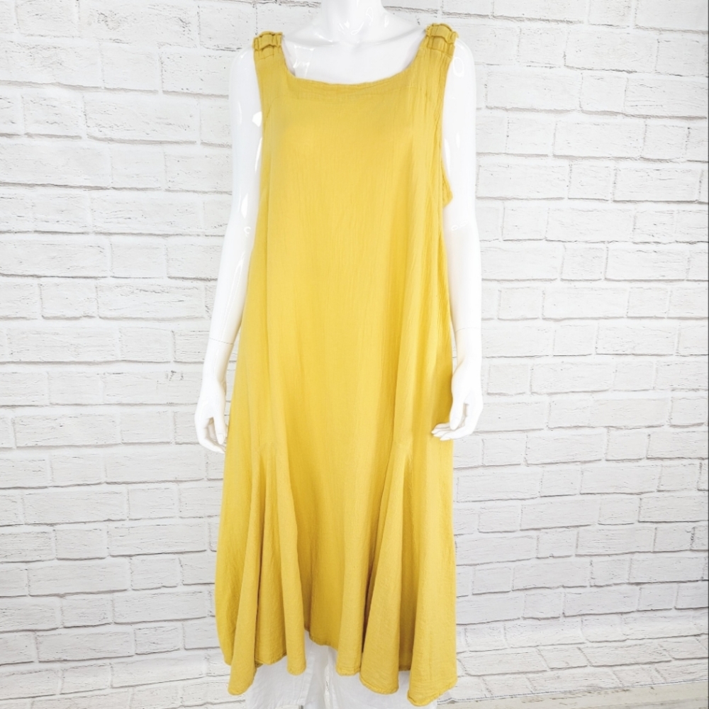Oh My Gauze Dijon Sleeveless Jumper Dress Size:3(L/XL) GUC!